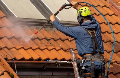Démoussage et hydrofuge de toiture à Verlans